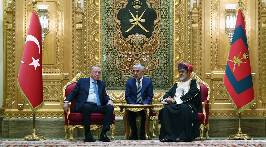 Cumhurbaşkanı Erdoğan, Umman Sultanı El Said ile bir araya geldi 