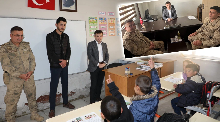 Kaymakam Erdoğan’dan Başkale Eğitim ve Güvenlik Ziyareti