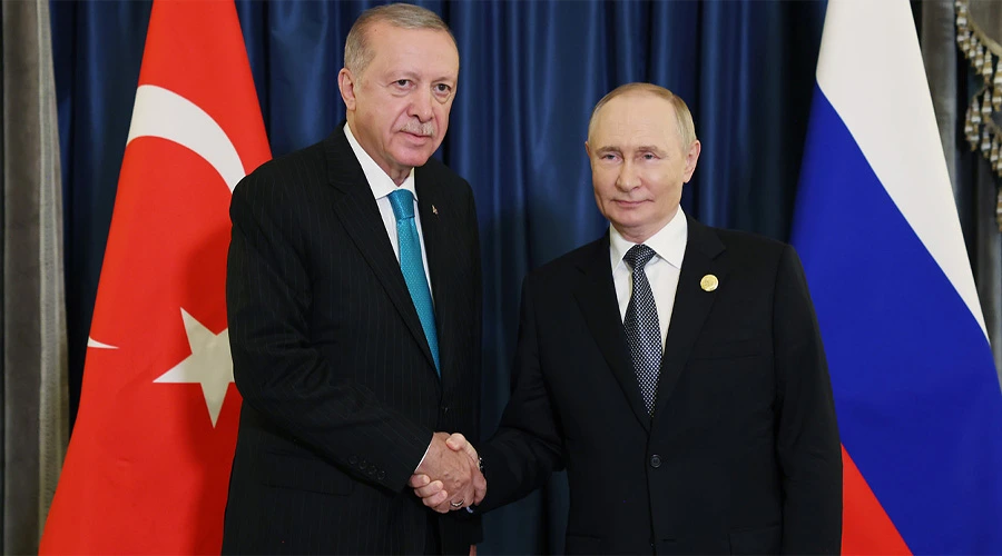 Cumhurbaşkanı Erdoğan, Rusya Devlet Başkanı Putin ile görüştü