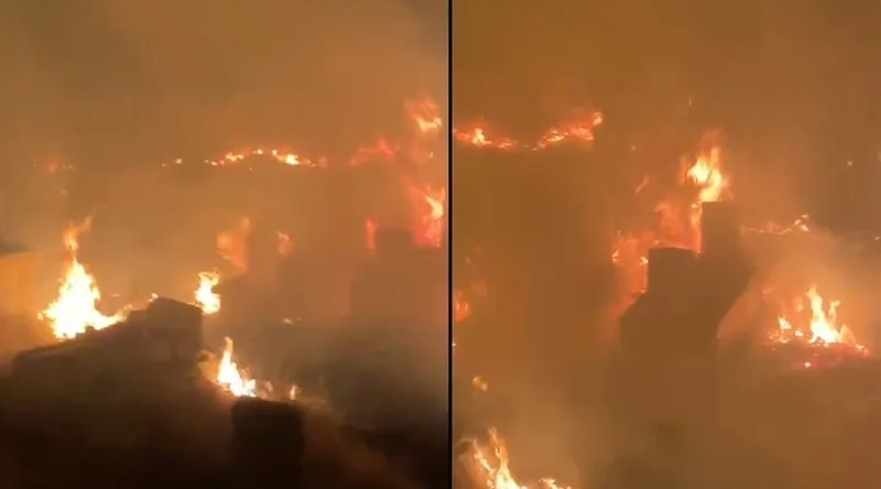 İtfaiye ekipleri alevlere müdahale etti
