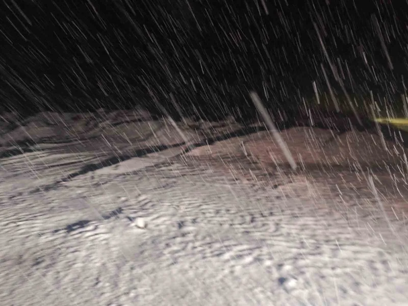 Malatya’da kırsal bölgeler kar altında
