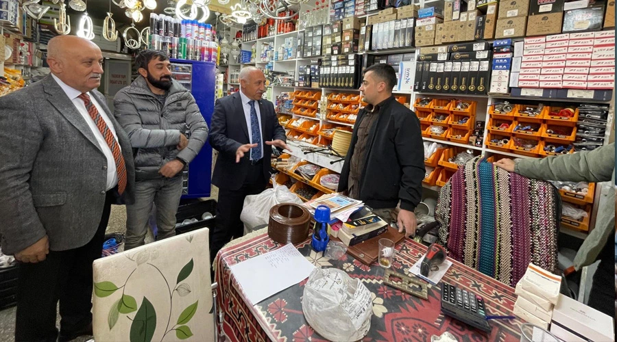 MHP Van, Gevaş Esnaf Ziyaretleriyle 