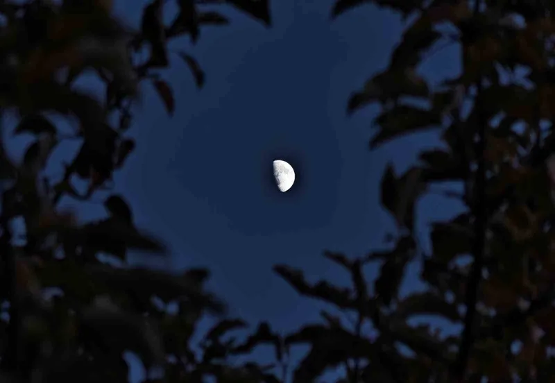 Ahlat’ta yarım ay manzarası hayran bıraktı
