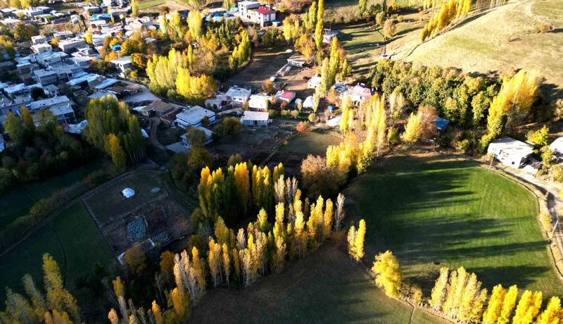 Bitlis’te seyrine doyulmaz sonbahar güzelliği
