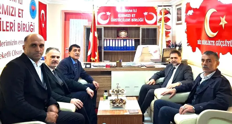 Yakutiye Belediye Başkanı Uçar, Kırmızı Et Üreticileri Birliği’ni ziyaret etti
