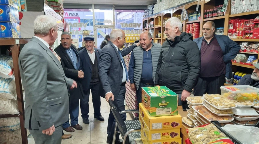 MHP Van İl Başkanı Güngöralp, Çaldıran Esnaf Ziyaretlerinde 