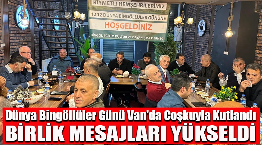 Dünya Bingöllüler Günü Van