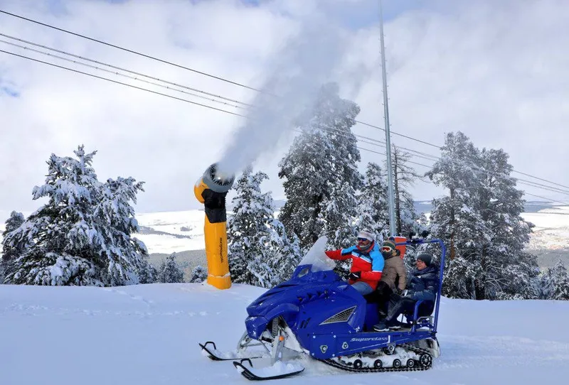 Sarıkamış’ta suni karlama sistemleri test ediliyor
