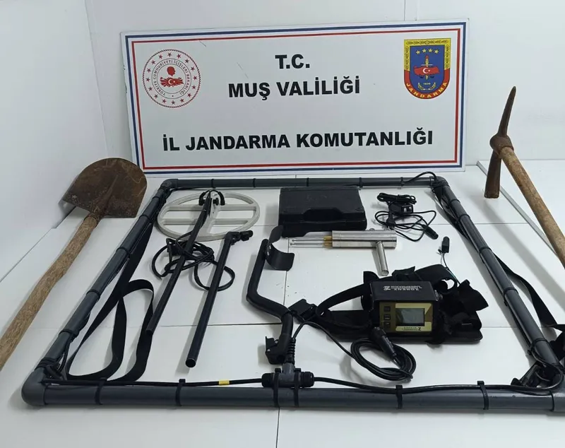 Muş’ta kaçak kazı operasyonu: 4 kişi gözaltına alındı
