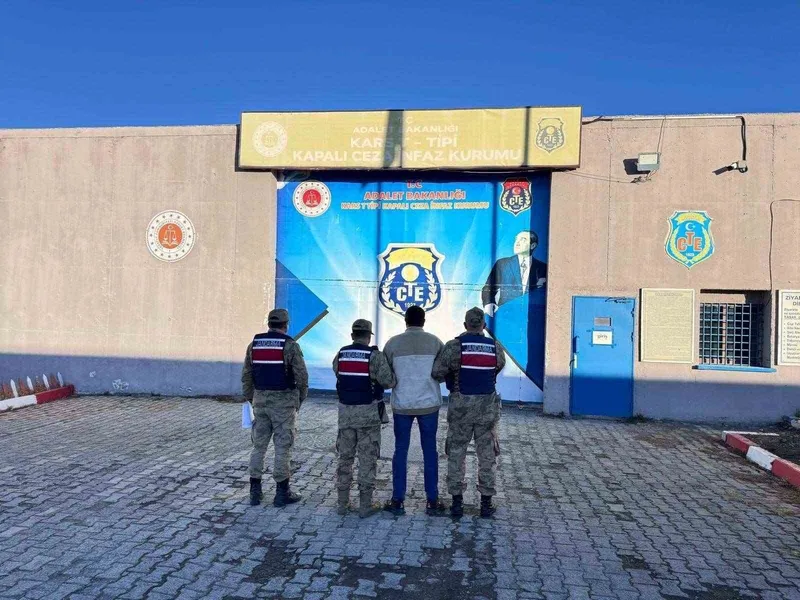 Kars’ta 5 yıl hapis cezası bulunan 1 kişi yakalandı
