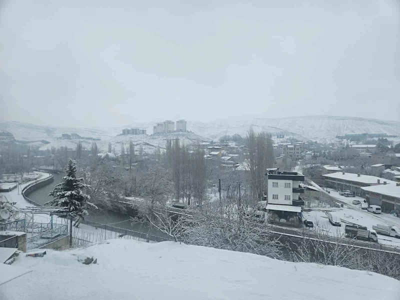 Darende’de kar yağışı sonrası kartpostallık görüntüler oluştu
