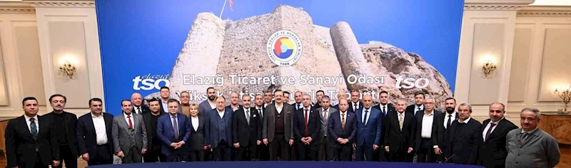 TOBB Başkanı Hisarcıklıoğlu Elazığ TSO Başkanı Alan ve YİK üyelerini ağırladı
