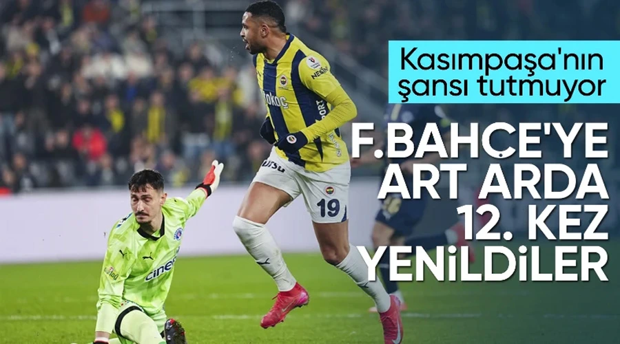 Fenerbahçe, Kasımpaşa Karşısında Galibiyet Serisini 12 Maça Çıkardı!