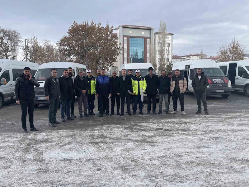 Malazgirt’te servis araçlarına sıkı denetim
