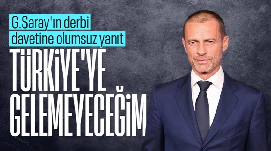 UEFA Başkanı Ceferin, Galatasaray