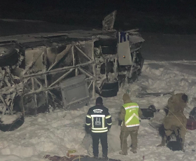 Erzurum’da trafik kazası: 38 yaralı
