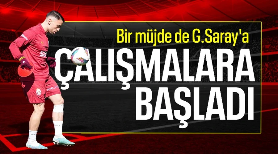 Yunus Akgün Sahalara Geri Döndü: Galatasaray Derbiye Hazır!