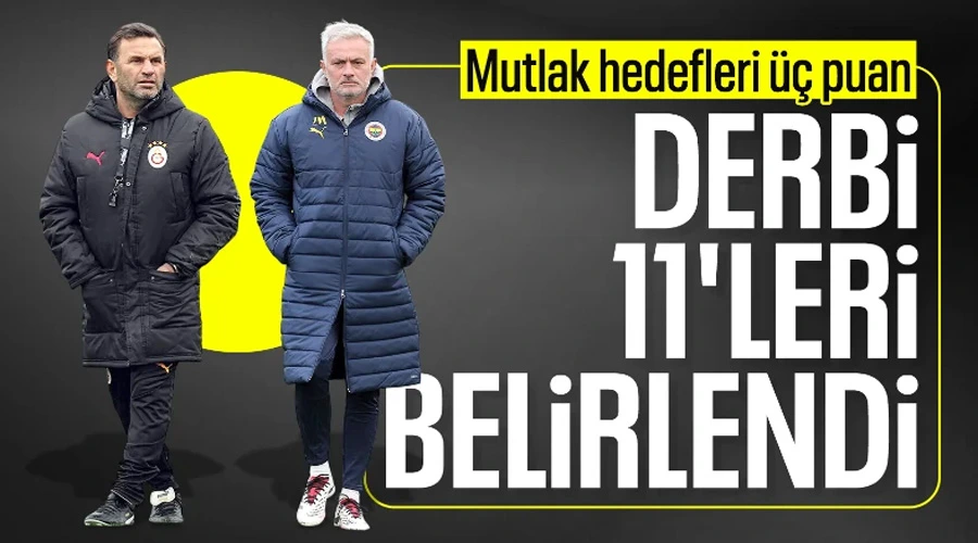 Galatasaray ve Fenerbahçe! Buruk ve Mourinho