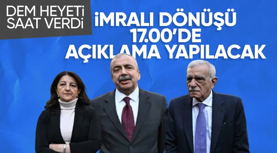 Son Dakika: DEM Heyeti, İmralı Ziyaret Sonrası Yarın İstanbul