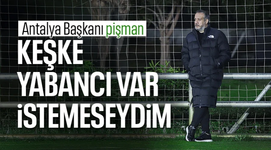Antalyaspor Başkanı Boztepe