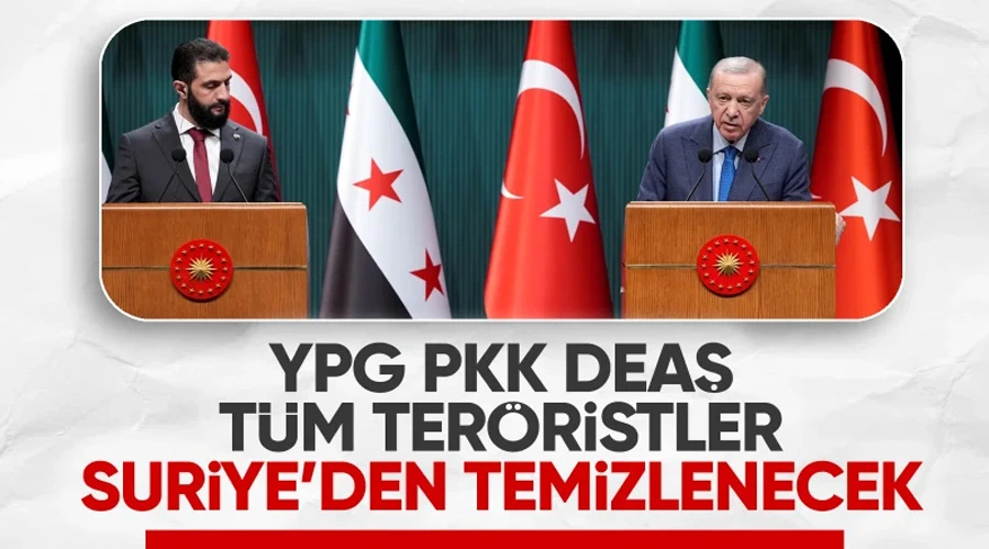 Türkiye Cumhurbaşkanı Erdoğan ve Suriye Arap Cumhuriyeti Cumhurbaşkanı Şara ile Ortak Basın Toplantısı - Canlı İzle