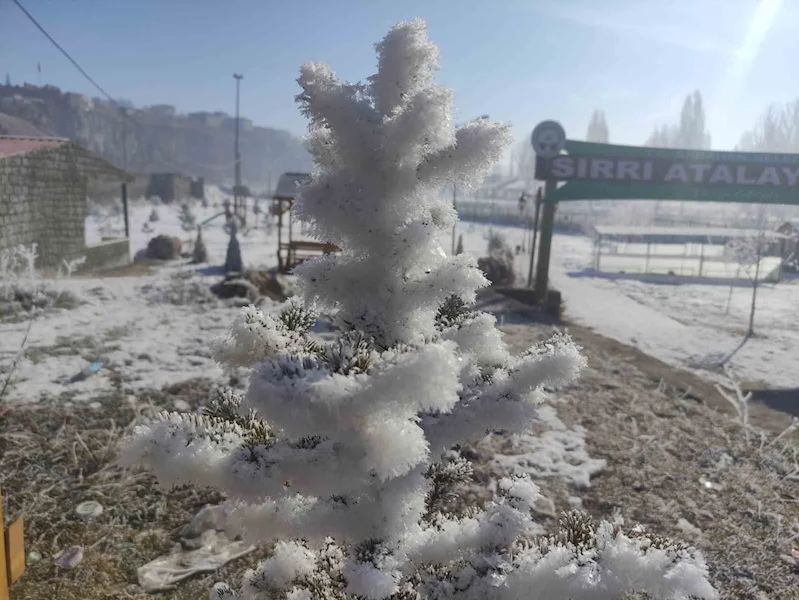 Göle eksi 15,5 derece ile Türkiye’nin en soğuk yeri oldu

