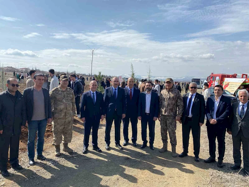 Vali Hatipoğlu çocuklarla birlikte fidan dikip can suyu verdi
