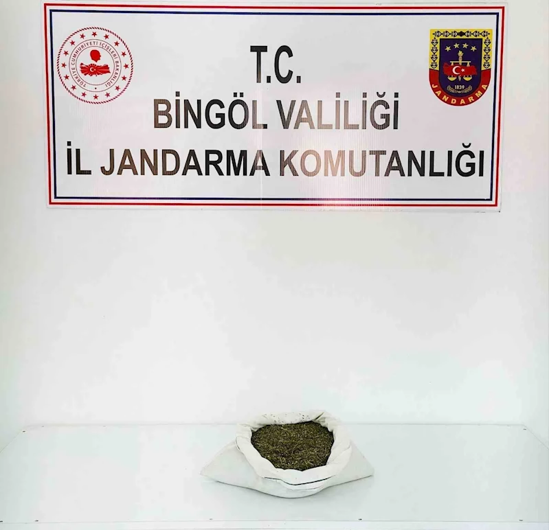 Bingöl’de 2 kilo esrar ele geçirildi
