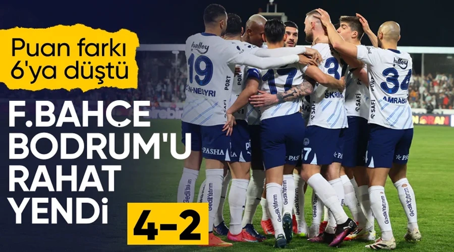 Fenerbahçe, Bodrum FK deplasmanında kazandı: Bodrum FK - Fenerbahçe - CANLI SKOR