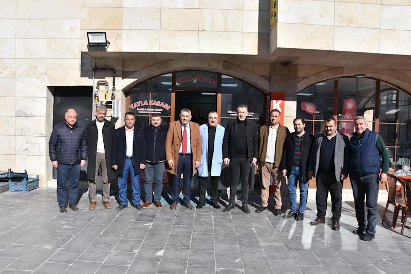 Sadıkoğlu, Eskimalatya esnafıyla bir araya geldi
