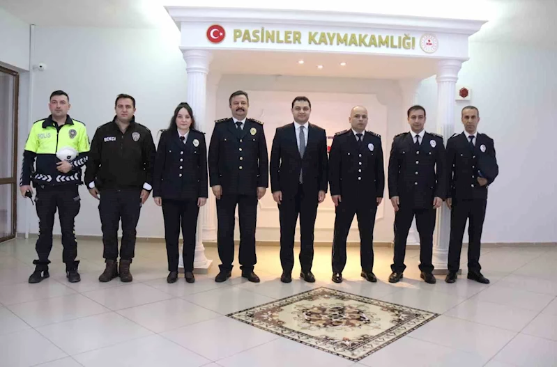Pasinler Emniyeti’nden Kaymakam Temel’e ziyaret
