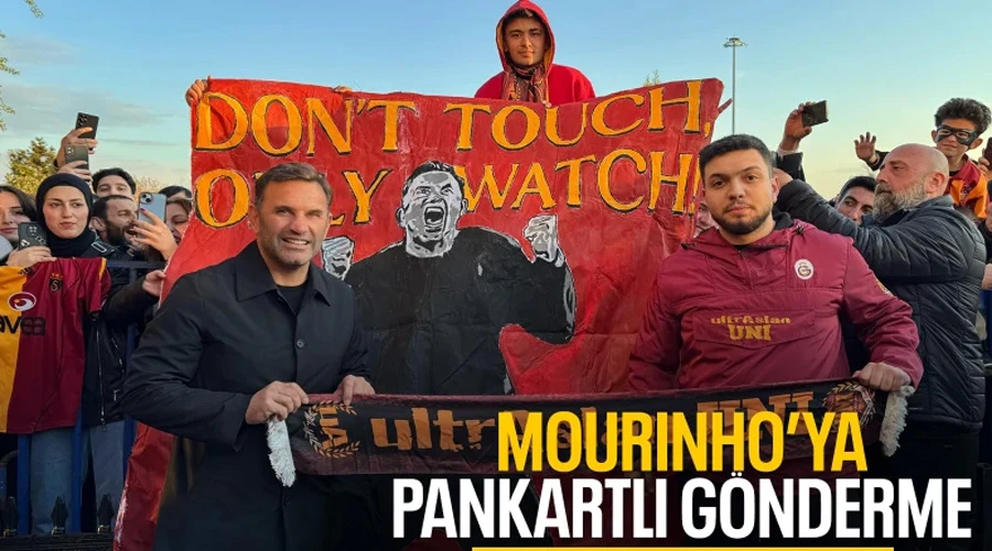 Galatasaray Samsunda Çiçeklerle Karşılandı: Mourinho