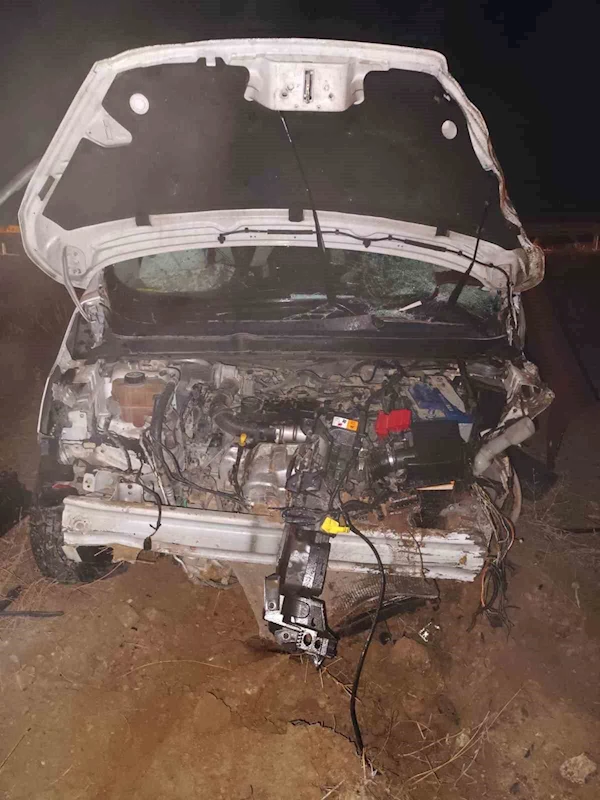 Kontrolden çıkan otomobil takla attı: 1 yaralı