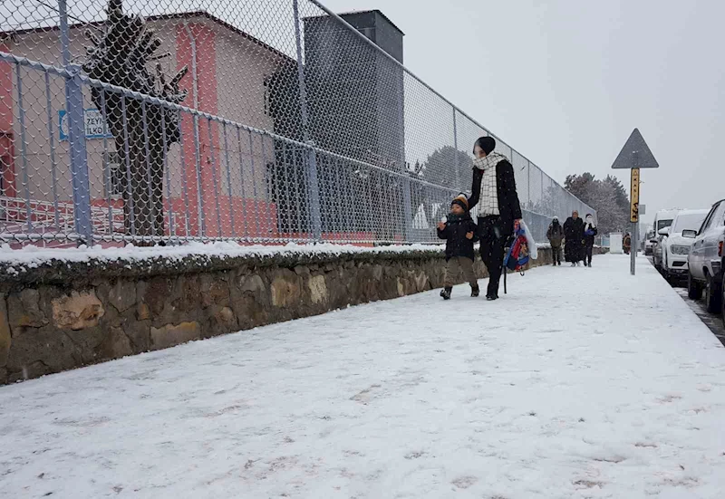Erzincan ilkbaharda kışı yaşıyor
