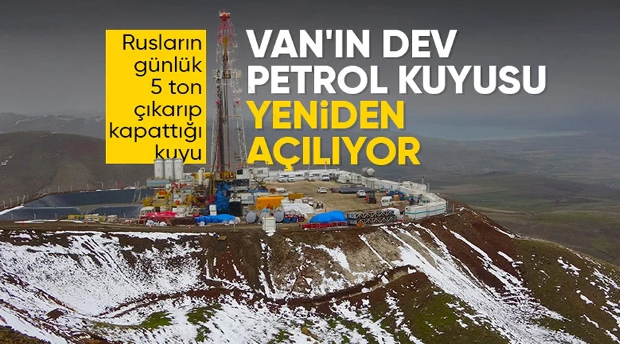Van’da petrol arayışı: 200 tonluk dev sondaj kulesi kuruldu