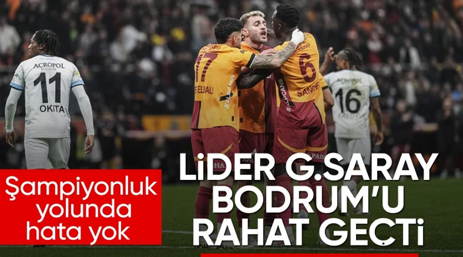  Lider Galatasaray, Bodrum FK