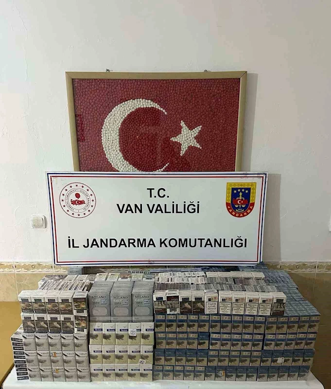 Van’da kaçak sigara ve tüfek ele geçirildi