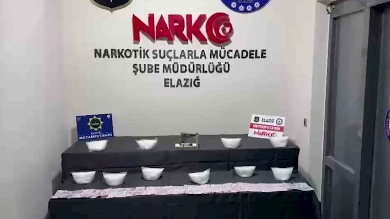 Elazığ’da 5 kilo uyuşturucu ele geçirildi: 2 tutuklama
