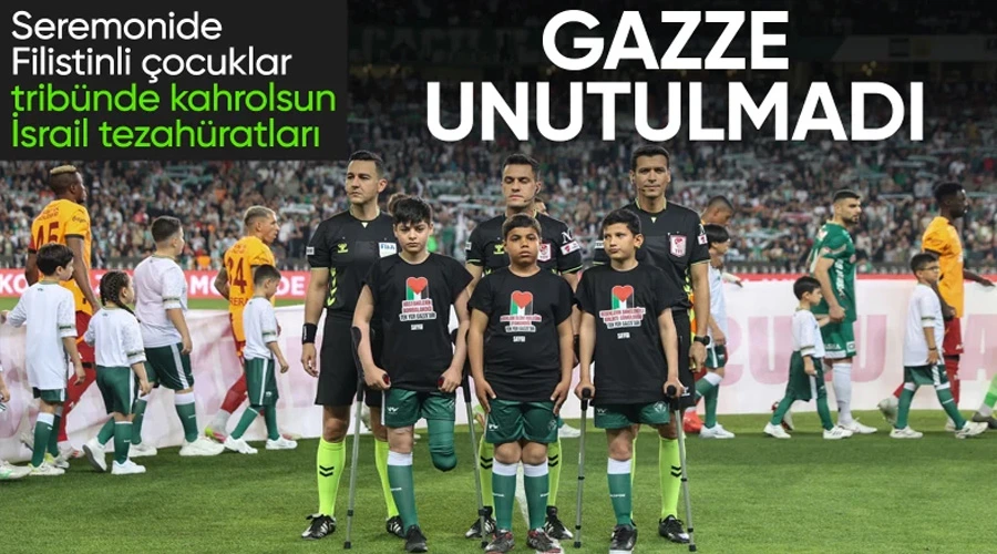 Konyaspor - Galatasaray Maçında Gazze