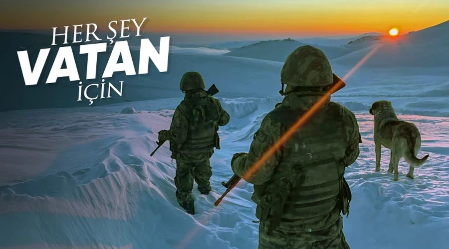 Karlı Dağlarda Vatan Nöbeti! MSBden Güçlendirici Paylaşım