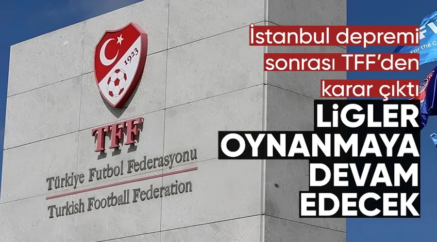 İstanbul Depremine Rağmen Süper Lig