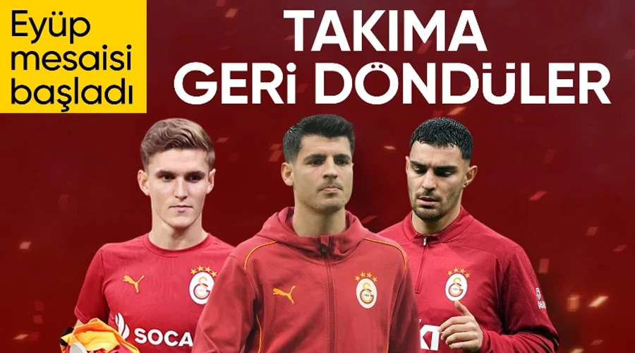 Galatasaray Eyüpspor Maçına Hazırlanıyor