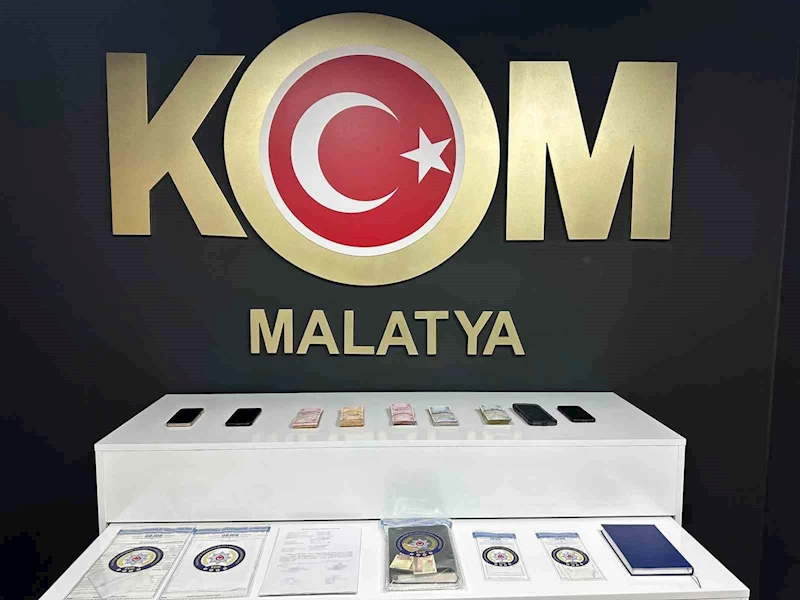 Malatya’da tefeci operasyonu: 3 tutuklama
