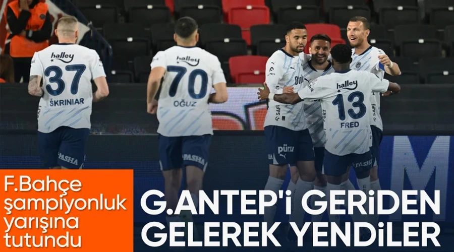 Fenerbahçe, Gaziantep FK deplasmanında galip geldi: Gaziantep FK - Fenerbahçe - CANLI SKOR