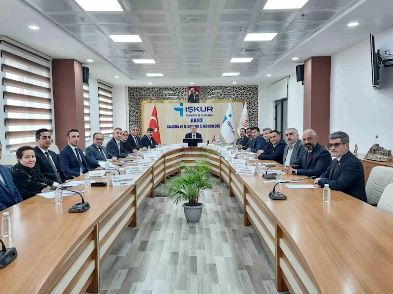 Kars’ta İl İstihdam ve Mesleki Eğitim Kurulu toplantısı yapıldı
