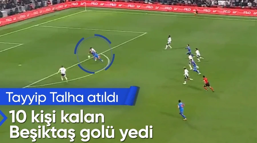 Beşiktaş Şokla Uyandı: Tayyip Talha Kırmızı Kart Gördü, Göztepe Öne Geçti!