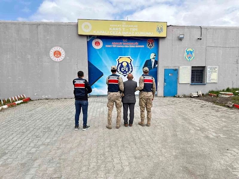 Kars’ta hapis cezası bulunan 1 kişi yakalandı
