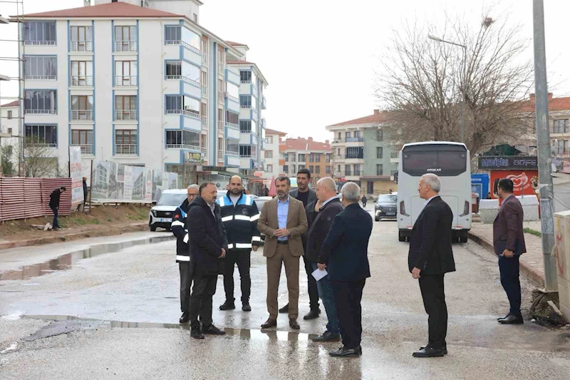 Başkan Şerifoğulları, kent genelinde incelemelerini sürdürüyor
