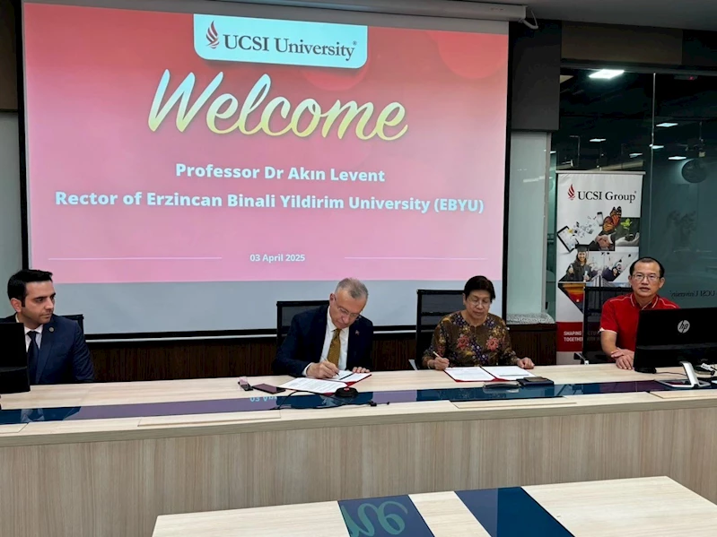 EBYÜ ile UCSI üniversitesi arasında iş birliği anlaşması imzalandı
