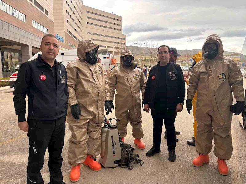 Elazığ’da KBRN tatbikatı yapıldı
